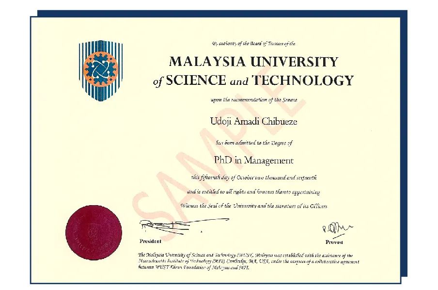 马来西亚科技大学PhD管理类哲学博士招生简章